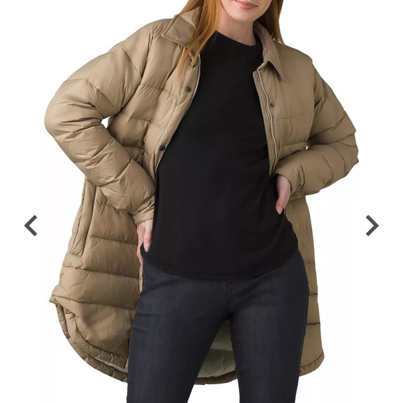 prAna Globe Thistle Shirt Jacket Down Puffer - Picture 2 of 6